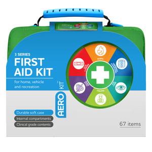 AEROKIT 3 Series First Aid Kit Softpack, Green