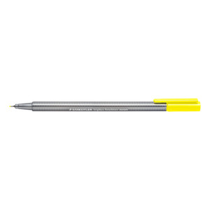 Staedtler 334 Triplus Fineliner - Neon Yellow, Each