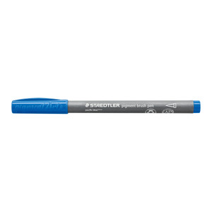 Staedtler 371 Pigment Brush Pen - Pacific Blue, Each
