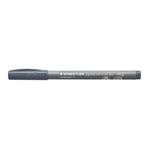 Staedtler 372 Pigment Soft Brush Pen - Cool Grey Dark, Each