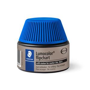 Staedtler 488 Lumocolor Refill Pot Flipchart 30mL - Blue, Each