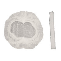 DISPOSABLE MEDI-CAP White Bouffant Style Ctn1000 (DBRW53)