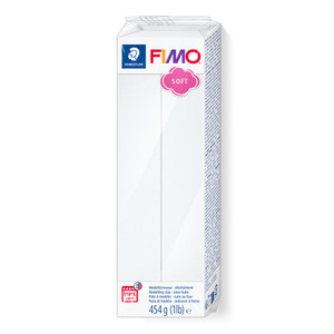 FIMO 8021 Soft Large Block 454g White