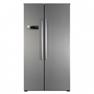 HELLER 562LT SIDE BY SIDE FRIDGE FREEZER Stainless Steel, 90cm