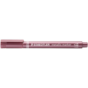 Staedtler 8323 Metallic Marker - Red, Each