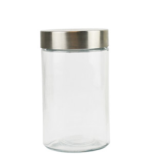 ITALPLAST Glass Food Canister - 1700mL - Glass, Each