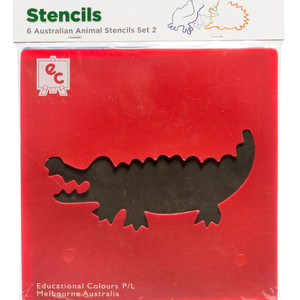 AUSTRALIAN ANIMALS SERIES #2 STENCIL SET 6