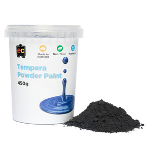 TEMPERA POWDER 450GM BLACK
