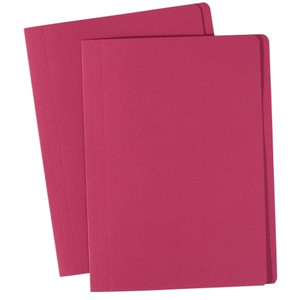 AVERY COLOURED MANILLA FOLDERS A4 RED, Each