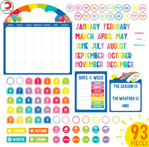 Giggle & Grow Magnetic Calendar Bulletin Board Set