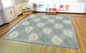 Kit for Kids - Large Leaf Carpet -300 x 300cm