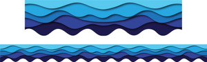 Ocean Waves Scalloped Border