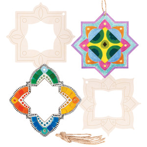 Wooden Window Frames, Pack of 24