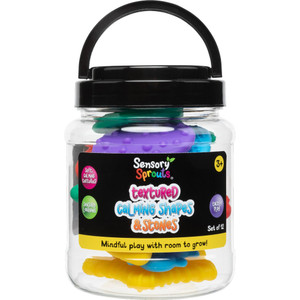 Textured Calming Shapes & Stones Set