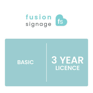 Fusion Signage Basic 3 Year Licence