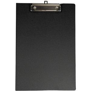 A4 Clipfolder with Pocket - Black, Each