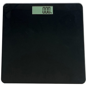 Compass Bathroom Scale Black, Each