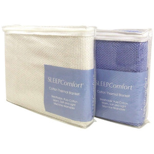 Verasoft Cellular Blanket Cotton SB White