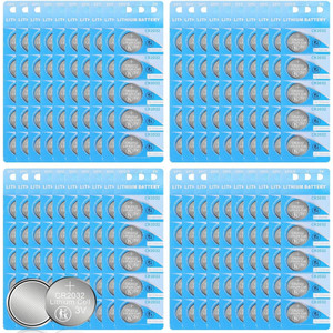 CR2032 Battery 3V 2032 Lithium Coin Button Cell, Pack of 200