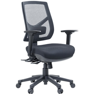 Kenzo Task Mesh Seating Chair Black, Each