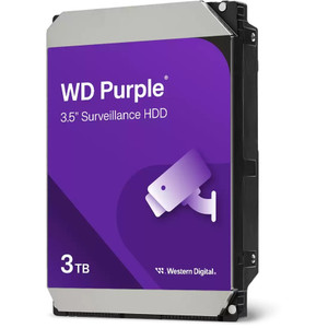Western Digital WD Purple 3TB 3.5" SATA Surveillance HDD 256MB Cache 3-Year Limited Warranty