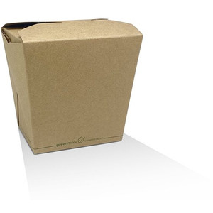 PLA Coated Kraft Noodle Box 32oz, Carton of 500