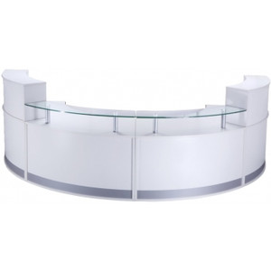 MODULAR RECEPTION COUNTER 4 PIECE SET MOD1W x 2 + MOD2W x 2