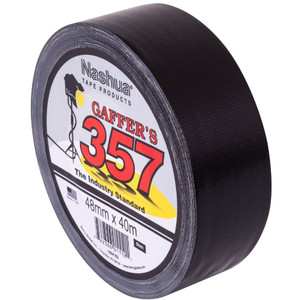 STYLUS 357 NASHUA GAFFER TAPE 48MM X 40M BLACK 3158