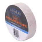 STYLUS 520 ELECTRICAL TAPE 18MM X 20M WHITE