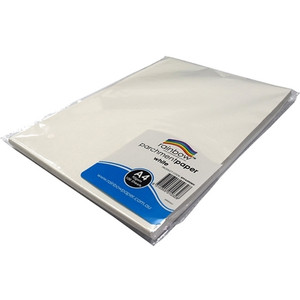 RAINBOW A4 PARCHMENT PAPER 90GSM ACID FREE 100 SHEETS WHITE