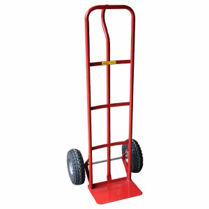 Red P Handle Puncture Proof Hand Trolley 200Kg Capacity , Each