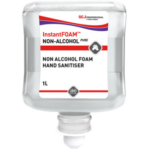 DEB InstantFOAM Non-Alcohol Pure Foam Hand Sanitiser 1L, Each