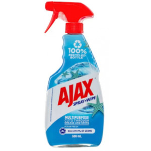 Ajax Spray n' Wipe Ocean Fresh Trigger 500ml, Each