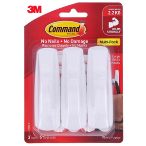 3M Command Hooks Value Pack Large Pack of 3