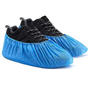 Blue Waterproof CPE Shoe Covers, Carton of 1000