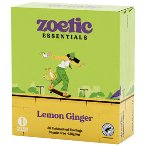 Zoetic Tea Bags Lemon Ginger 80 pack