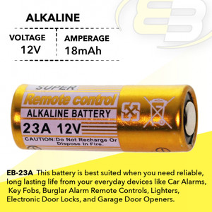 Sharp Star 23A 12V Battery, Card of 5