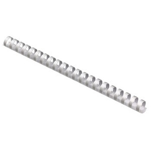 REXEL BINDING COMB 6mm 21Loop 25Sht Cap White, Pk100