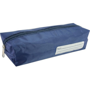 BARREL PENCIL CASE - 21.5 x 5.5 x 8CM - BLUE