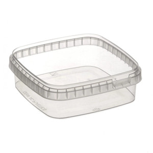 Tamper Evident Container – Square 300ml (128mm), Carton of 440 (Lids Sold Separately)