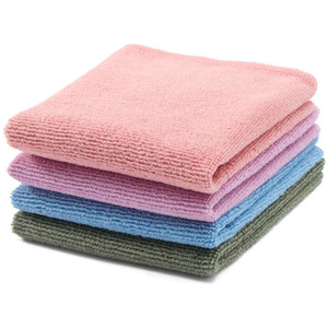 Multipurpose Microfibre Cloth 30 x 30cm Wipes, Pack of 4