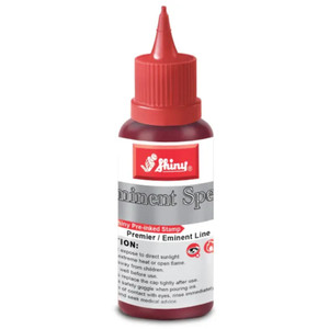 Shiny Eminent Speed Ink Refill 60ml Red to Suit EA-Shiny/ Xstamper Stamps, Each