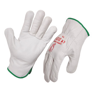 Cobra Natural Grain Leather Riggers Gloves - Size 9 (Large) Pair