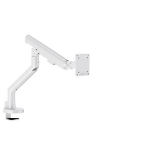 Ergovida SlimBrace Heavy-Duty Gas Spring Monitor Arms for Single Monitor White, Each