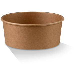 PLA Coated Kraft Salad Bowl 32oz Carton of 300