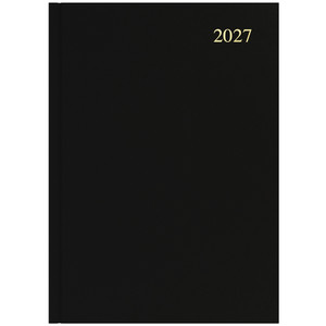 Collins Essential A4 Diary ESSA41.99 Day to Page Hard Cover Black (2027)