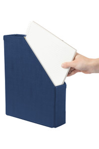 MARBIG MAGAZINE FILE A4 PVC BLUE A4 PVC BLUE