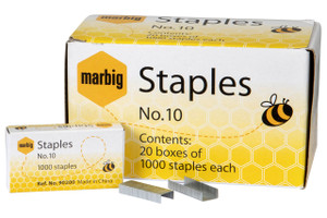 MARBIG STAPLES No.10 Bx1000