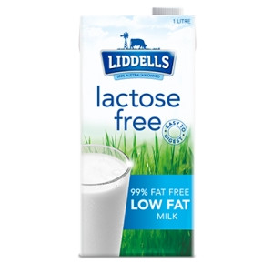 LIDDELLS LACTOSE FREE SKIM MILK 1 Litre