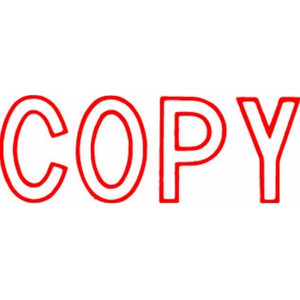 XSTAMPER CX BN COPY 1006 Copy Red